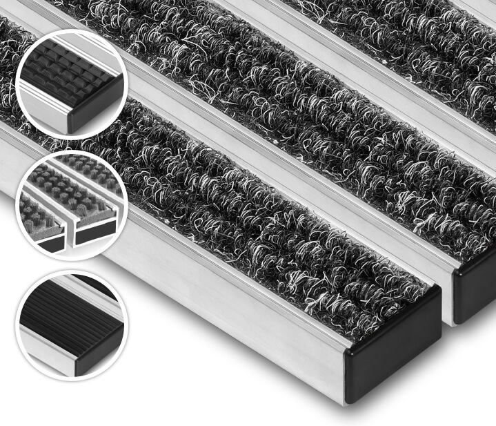 felpudo metalico